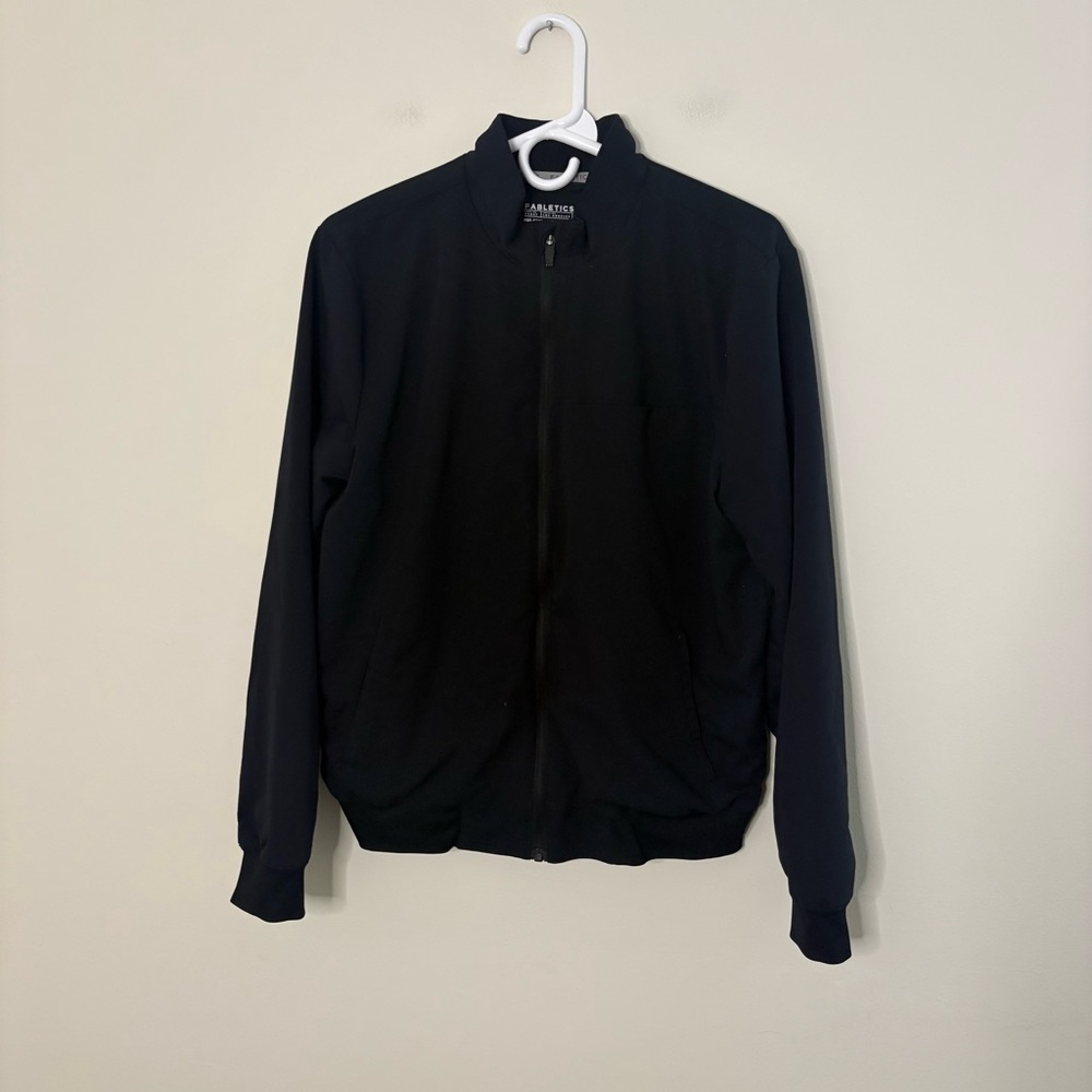Fabletics Women’s Medium Black Full Zip Track Jac… - image 1